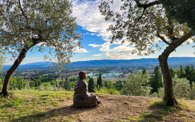 PILGRIMS RETRACE ST. FRANCIS' FOOTSTEPS TO KINSHIP WITH CREATION